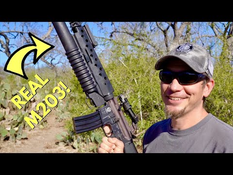 M203 40mm Grenade Launcher Fun!