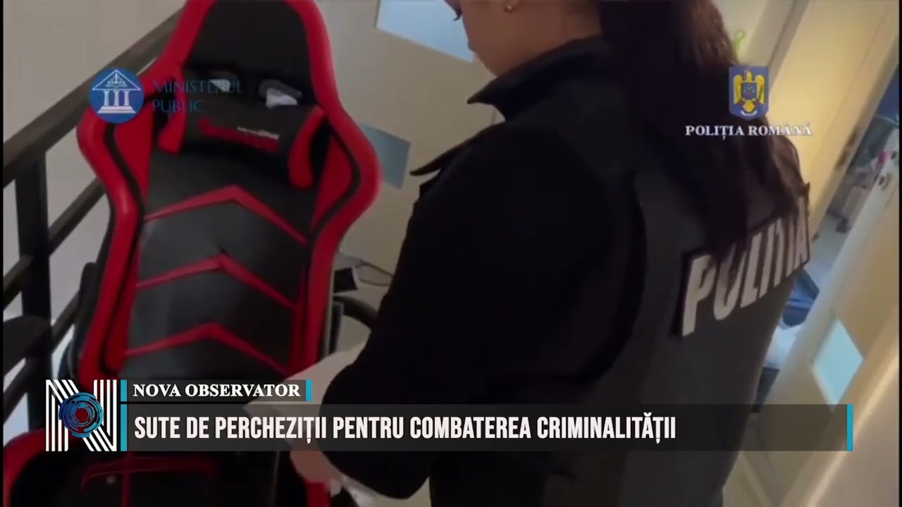 SUTE DE PERCHEZIȚII PENTRU COMBATEREA CRIMINALITĂȚII SUTE DE PERCHEZIȚII PENTRU COMBATEREA CRIMINALITĂȚII