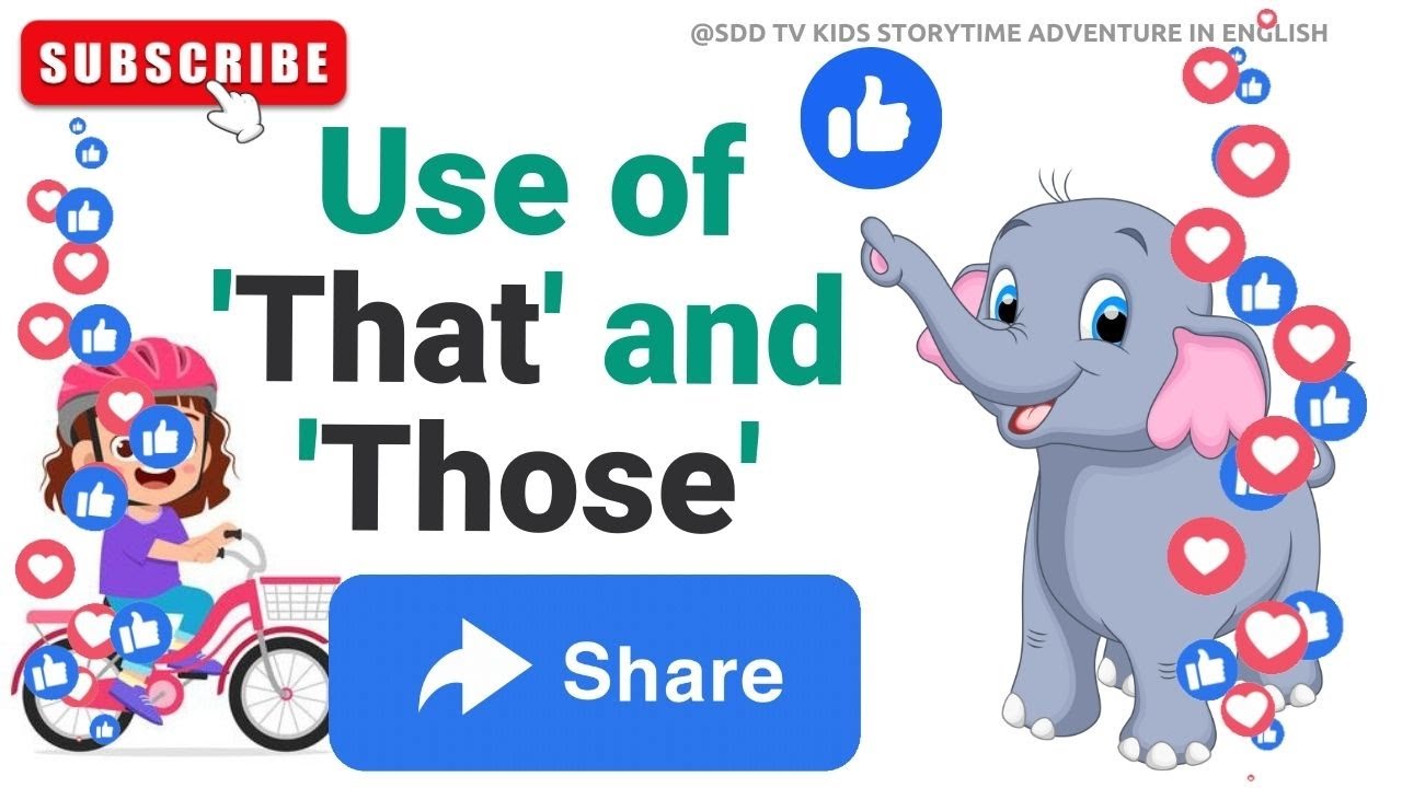 Use of that and Those  @SDDTV478