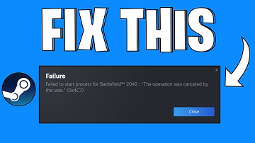 How To Fix The Operation Was Canceled By The User (0x4c7) Error on Steam | 2025