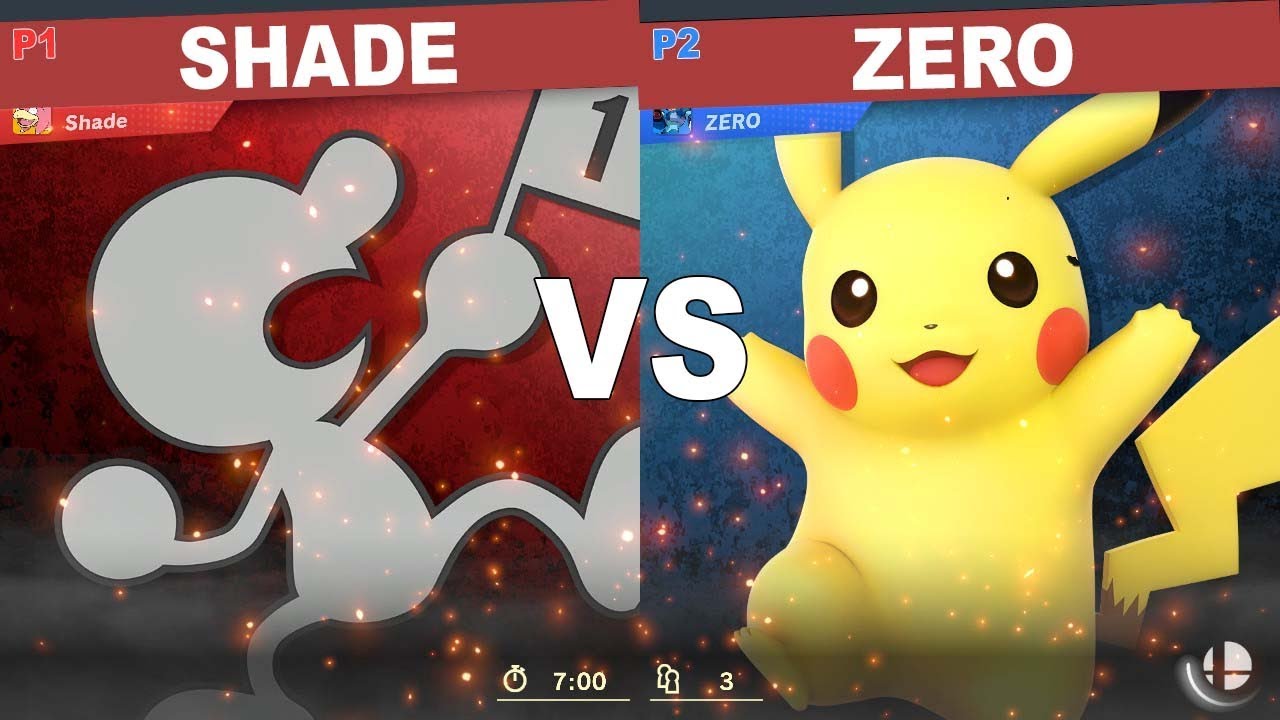 SSBU - ShadeLRK (Mr. Game & Watch) vs. ZERO (Pikachu) [Quick Play]