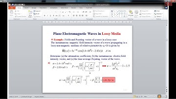 Electromagnetic waves and Transmission lines 09-01-2019