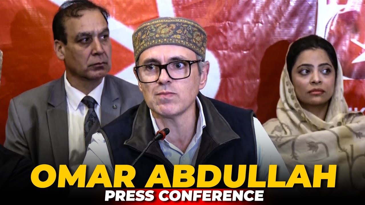 J&K Chief Minister Omar Abdullah press conference | J&K by Election | J&K Statehood | PDP | NC