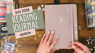 Reading Journal July 2026 updates and pages set-up + flip-through