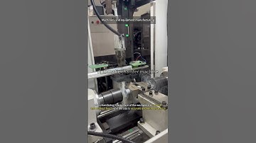 Double-head chamfering machine, Automatic feeding + precise chamfering, enhancing efficiency!