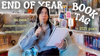 End of Year Book Tag / answering all the juicy questions (bookmas day 9)