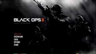 black ops 2: menu, score streaks, emblem editor, create a class and more!