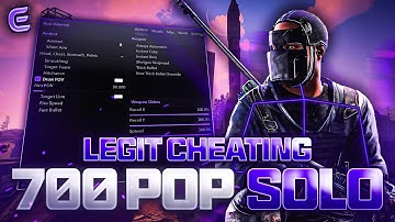 RUST CHEATING on 700 POP Server with the BEST RUST CHEAT..