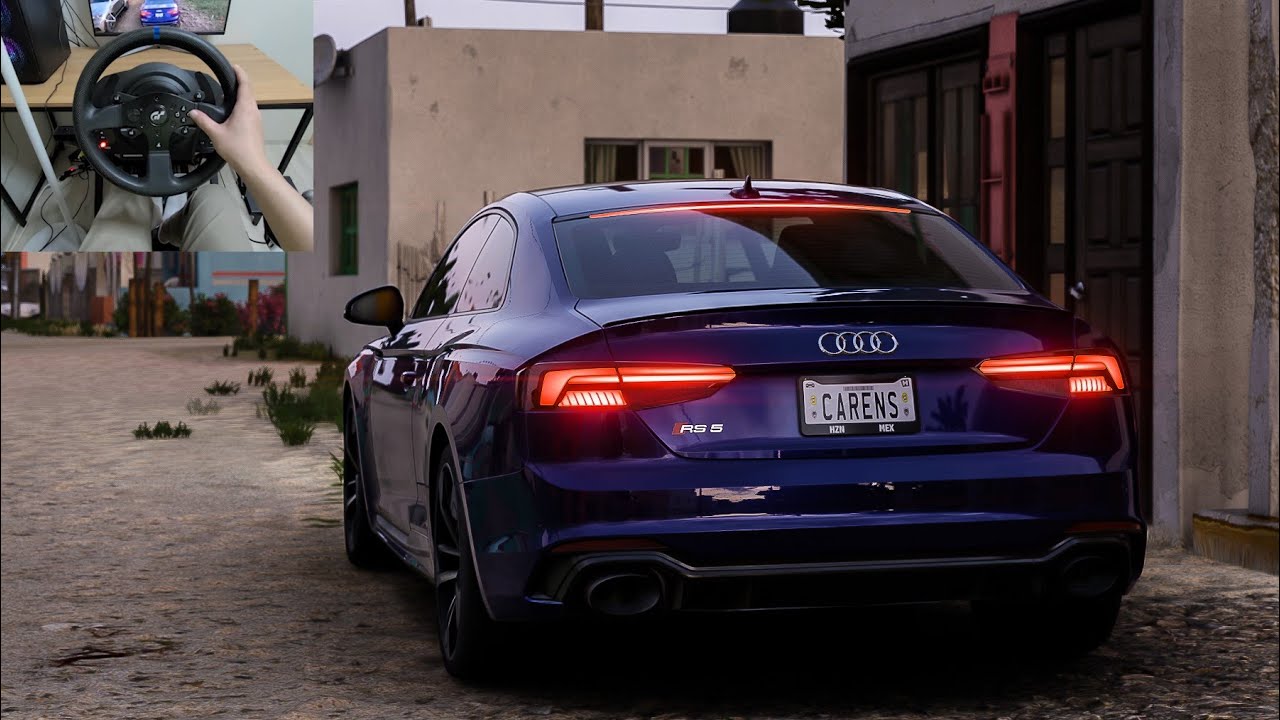 Forza Horizon 5 - Audi RS5 Coupe | Steering wheel gameplay