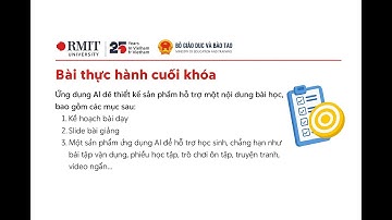 CHIA SẺ CÁCH  THỰC HIỆN BÀI THỰC HÀNH CUỐI KHÓA - ỨNG DỤNG AI TRONG DẠY HỌC