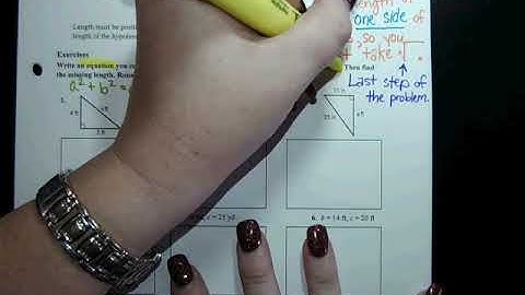 5.3 The Pythagorean Theorem