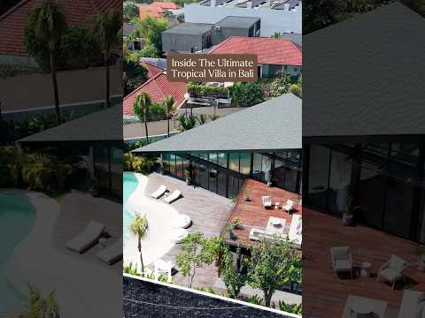 Touring a Villa with "Blue Lagoon" Pool in Indonesia!