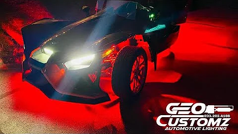 Polaris Slingshot | LED Underglow Kit | GeoCustomz | Automotive Lighting