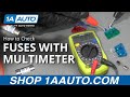 How to Check For Bad Fuses With A Multimeter