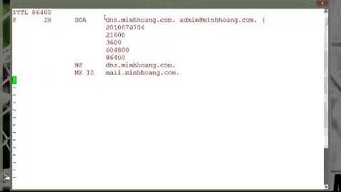 Cài đặt và cấu hình DNS trên CentOS - Lê Minh Hoang