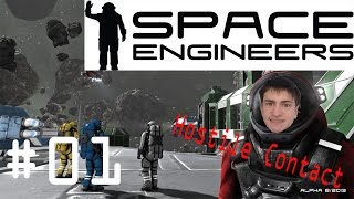Hostile Contact! Space Engineers #01