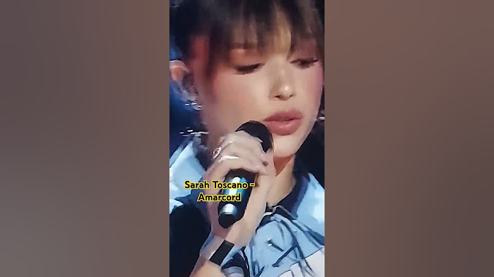 SARAH TOSCANO - AMARCORD (SANREMO 2025)