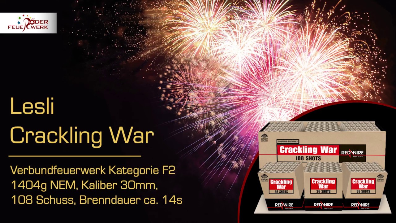 Crackling War Von Lesli Feuerwerk Online Kaufen