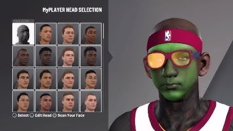 How to Get GREEN FACE SCAN 2k20