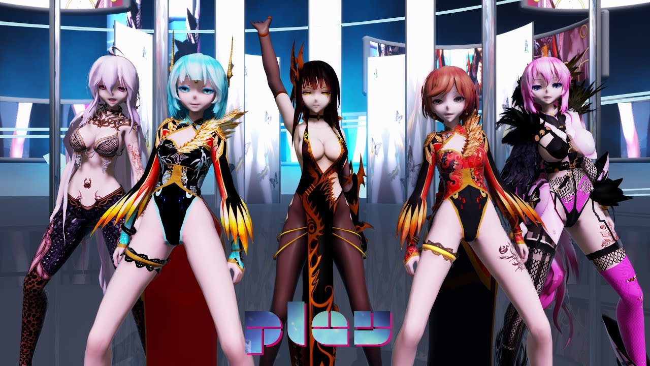 ≡MMD≡ Miku.Haku.Kangxi.Luka.Meiko  ▶️ Play [5KUHD+60FPS][Eng Sub][Video DL]