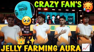 TAG JELLY FARMING AURA 🖤📈 JONATHAN CRAZY FAN'S 💖☺️ TAG BAD PERFORMANCE 😳 | APEX GAMING