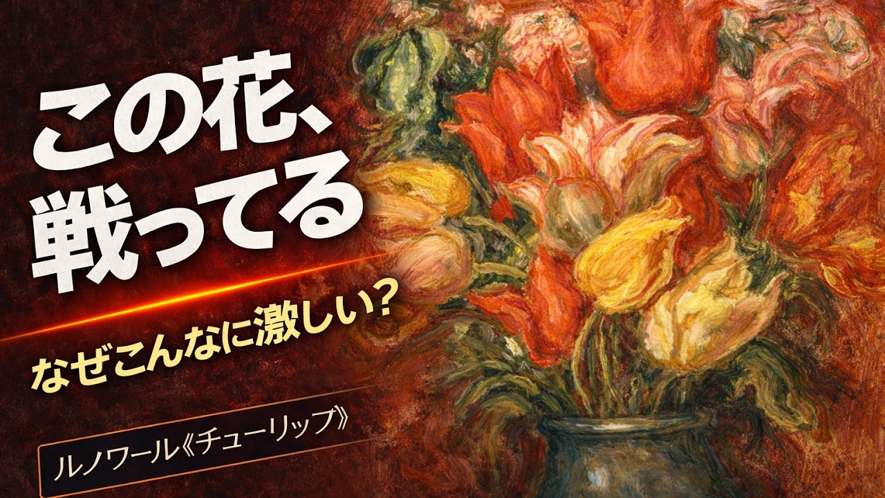 美術品鑑賞第977回【チューリップ】ルノワールーオランジュリー美術館