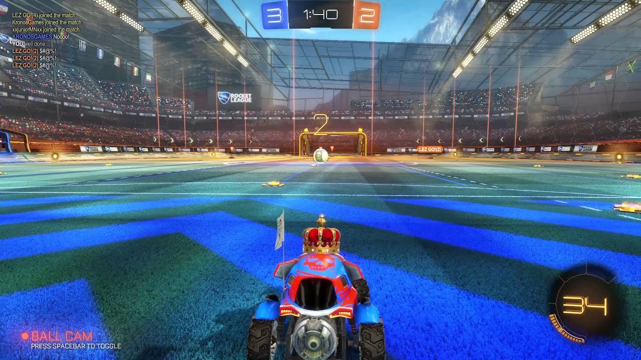 Rocketleague #1 - Herp a derp look a goal.