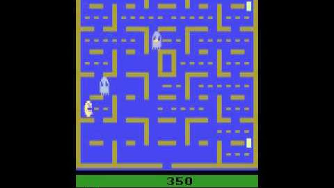 Pac-Man (Atari 2600) - Vizzed.com Play - Attempting to play this awful game