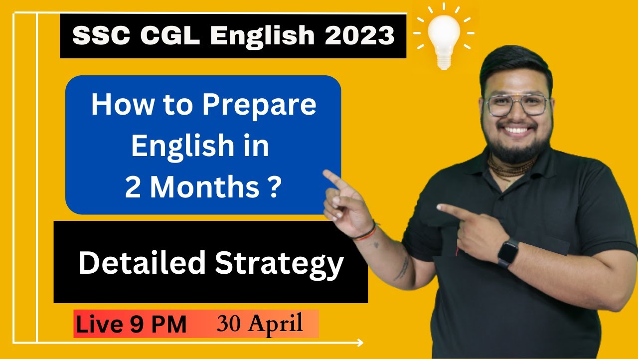 SSC CGL English How To Prepare English For SSC CGL Exam In 2 Months