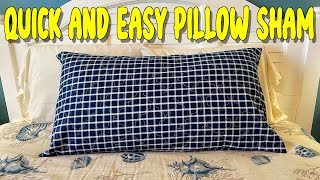 Quick and Easy Pillow Sham | The Sewing Room Channel