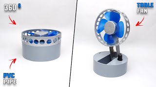 How To Make Rechargeable Table Fan From DC Motor At Home