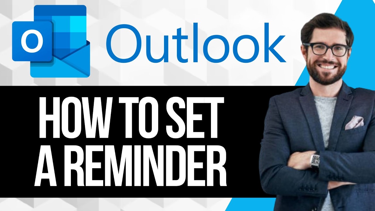 How to Set Reminder in Outlook - YouTube