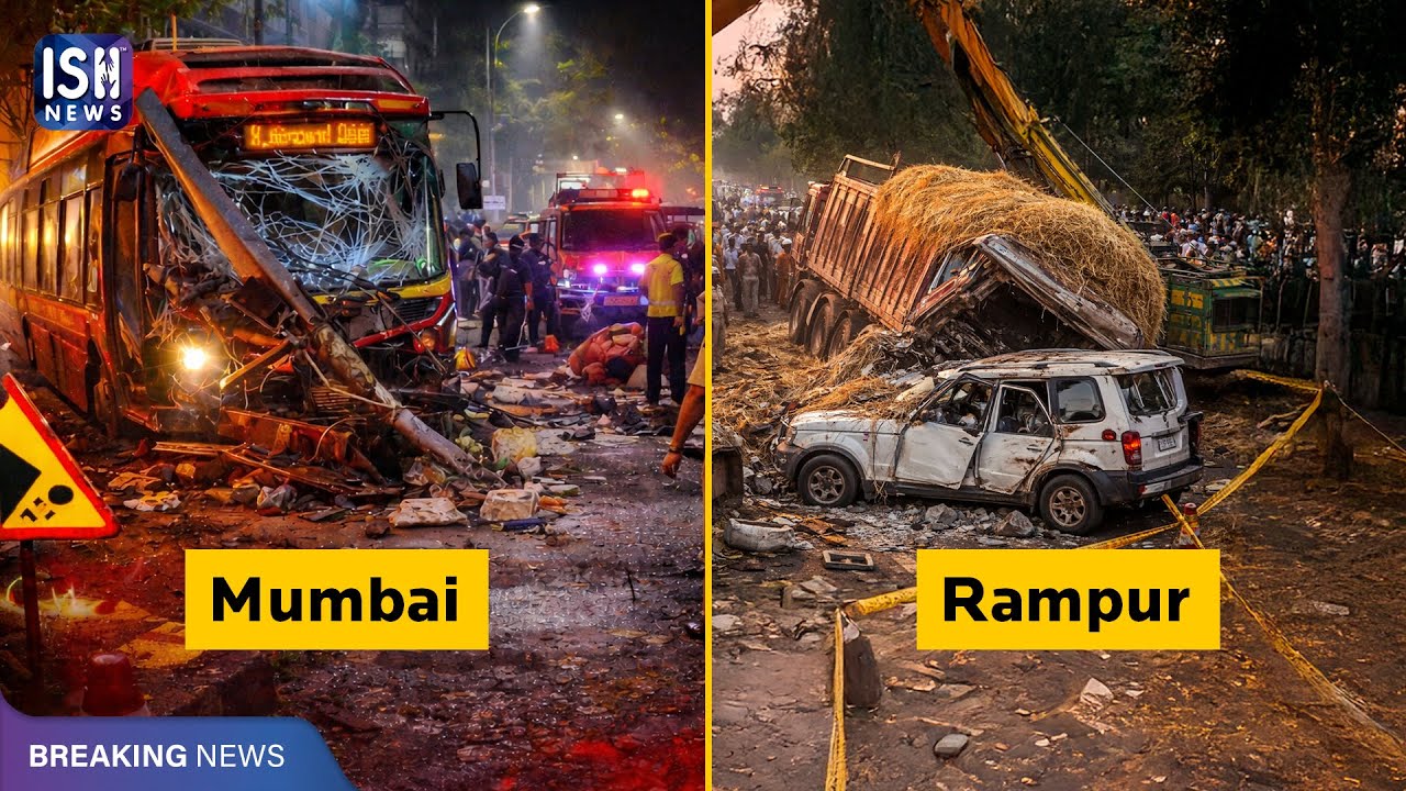 Truck Accident in Rampur, BEST Bus Crash in Mumbai | ISH News