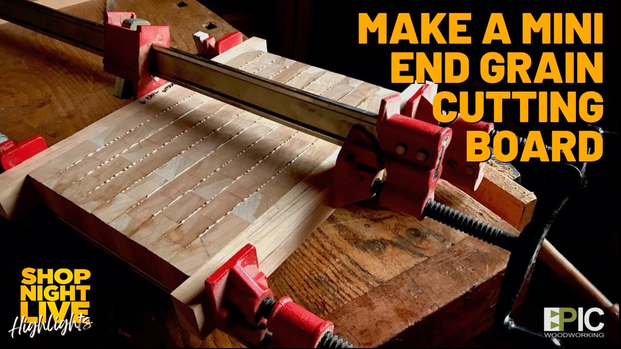 Make a Mini End Grain Cutting Board YouTube