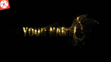 How to create a golden particles intro in kinemaster || Kinemaster Tutorial || Point Upter