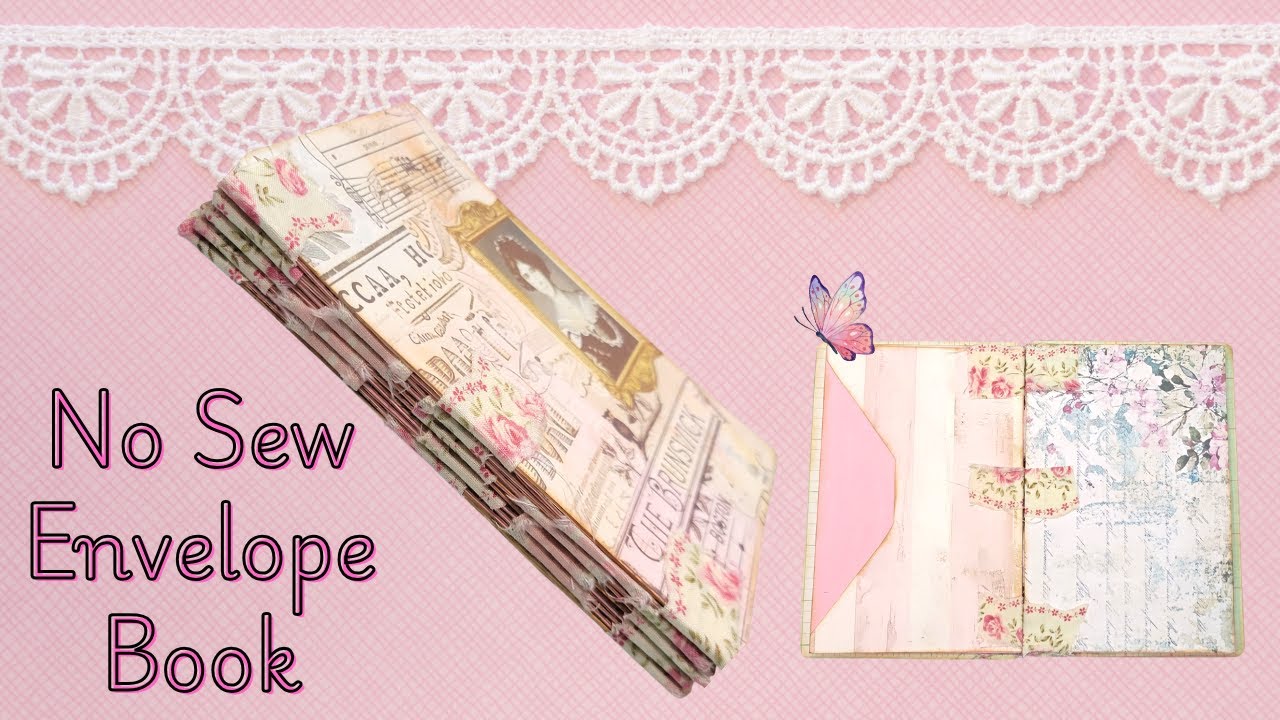 Книга-конверт без шитья | Простой способ использовать лишние конверты!