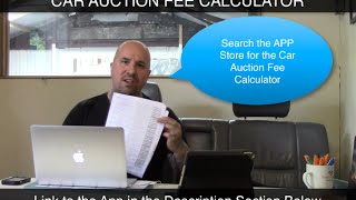 Car Auction Fee Calculator APP for BCA & Manheim Buyers Premium Fees screenshot 1