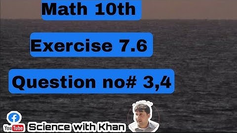 Math 10th exercise 7.6// question no# 3,4// kpktextbook in pushto