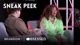 Amber Riley reveals a SECRET about The Masked Singer | "Obsessed" on Brandon TV