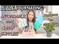 Cheap Bible Journaling Supplies Haul | Bible Journaling and Bible Study for Beginners