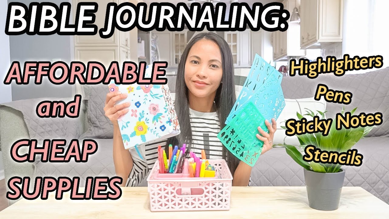 Bible Journaling Supplies for Beginners - Just A Simple Home