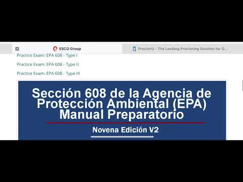 Cómo obtener tu (Hvacr) Certificación Epa sección 608 Universal desde casa 🏠