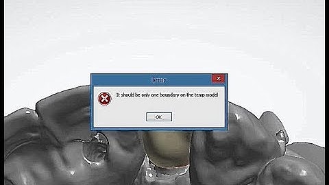 error with anatomical coping it should be one boundary on temp model how to fix it