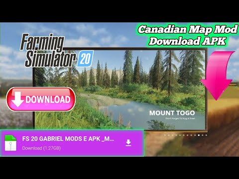 Canadian Map Mod In Fs 20 || fs 20 map mod || 4U Farming
