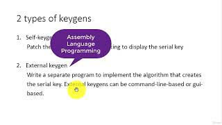 Famous 32.4 External Keygen Pre-requisites Assembly Language Programming Profile
