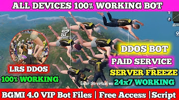 BGMI 4.1 SERVER HACK TELEGRAM FREE BOT | BGMI 4.1  DDOS HACK | FREE DDOS