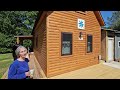 AFFORDBLE MODULAR CABIN?! BIG BERTHA CABIN, 2 BED 1 BATH, AMISH BUILT PREFAB MODULAR CABIN