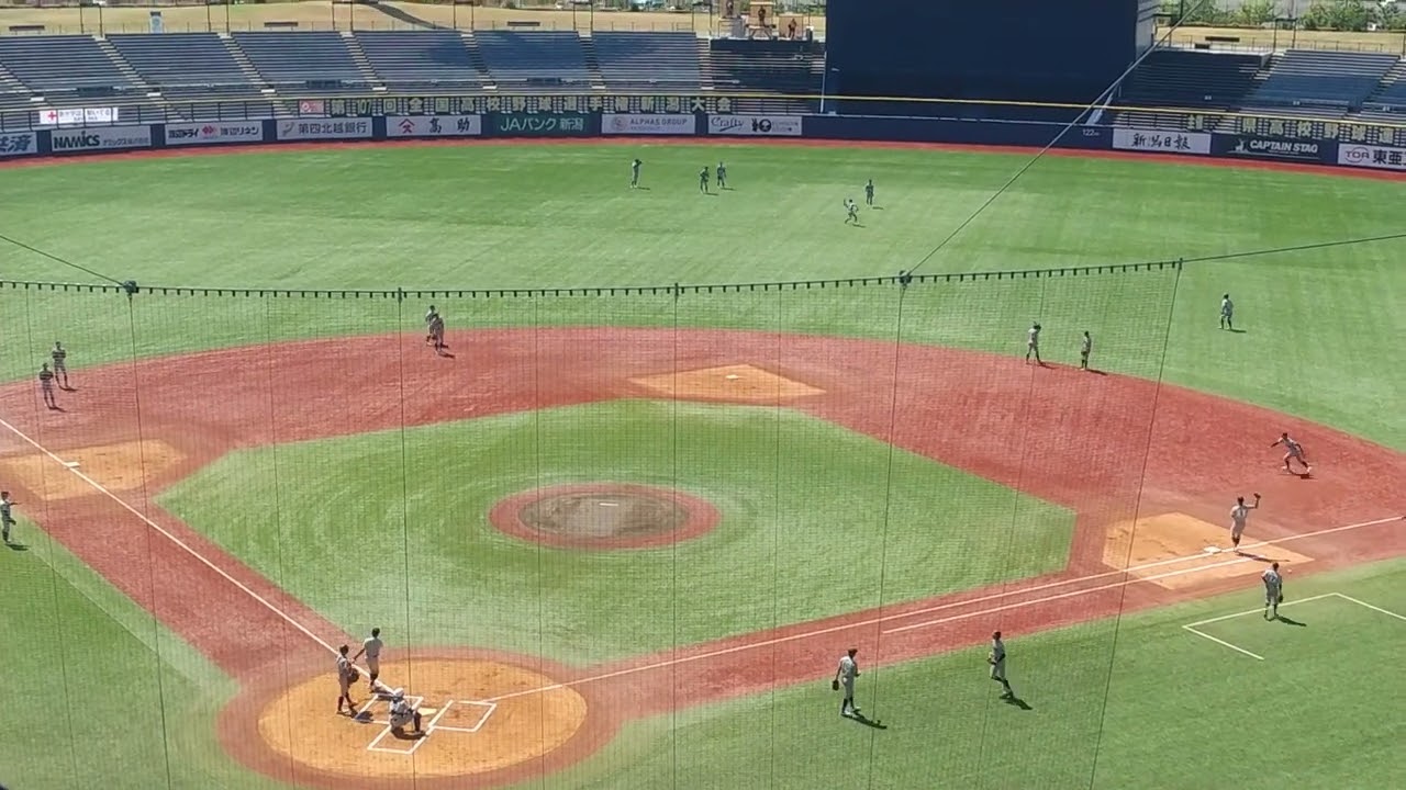 20250726 中越高校野球シートノックと応援‼️ - YouTube