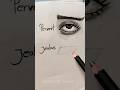 How to Draw Realistic Eyes 👀 | Emotions in Art #shorts #youtubeshorts #eyes #drawing #tutorial