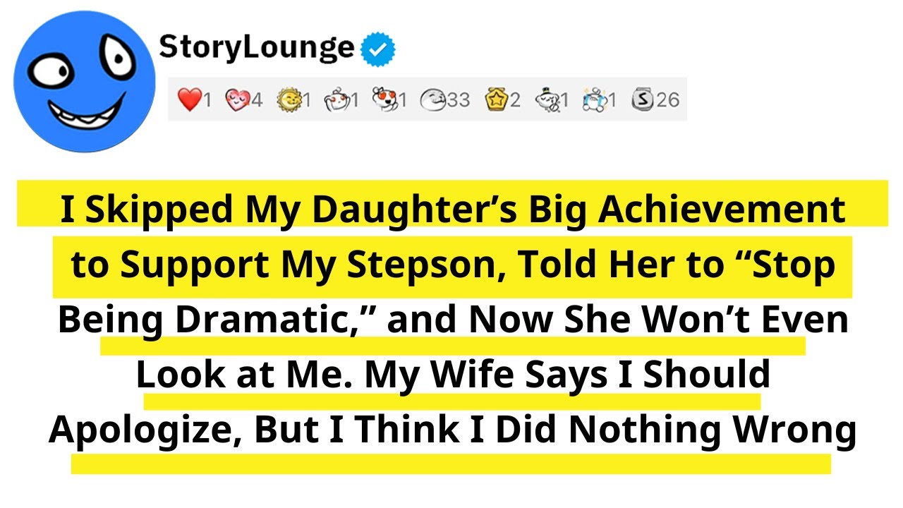 I Skipped My Daughter’s Big Achievement to Support My Stepson, Told Her to “Stop Being Dramatic” and